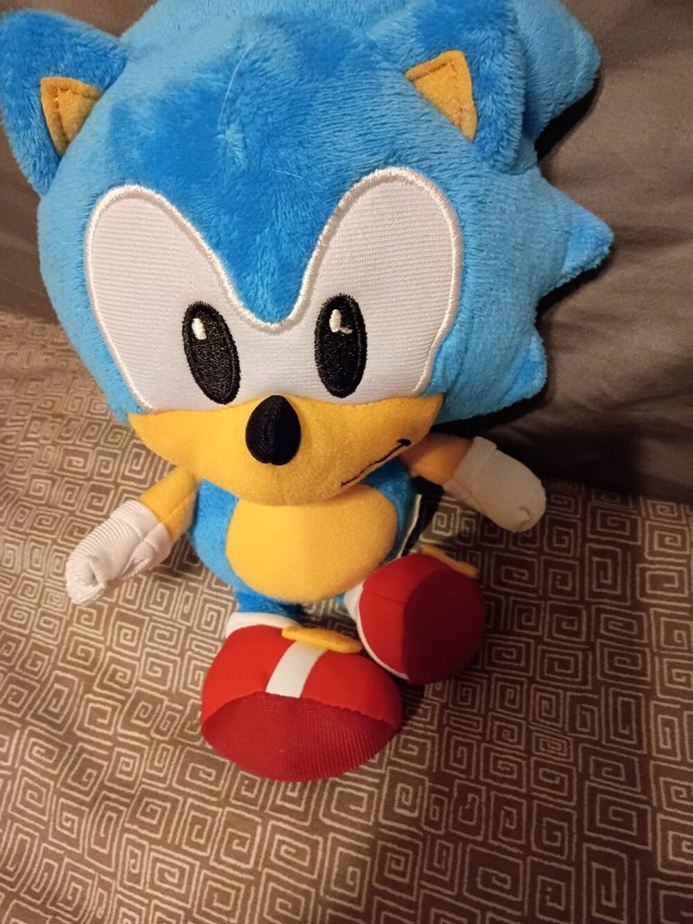 Plush Sonic the Hedgehog stuffed toy